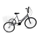 Ver imagem 1 de Triciclo Aro 26 Chumbo/Branco - Montagem Super