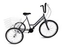 Ver imagem 1 de Triciclo Aro 26 Chumbo/Branco - Montagem Super