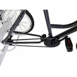 Triciclo Aro 26 Chumbo/Branco - Montagem Super - 7