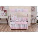 Ver imagem 3 de Kit Protetor Berço Trançado Coroa Menina Rosa 11 Peças