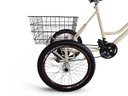 Ver imagem 7 de Triciclo Retrô Aro 26 - Creme/Marrom - Montagem Hiper