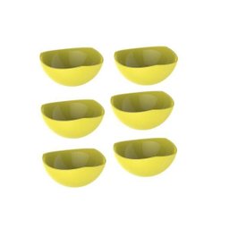 Potes de Sobremesa Trio Amarela Conjunto com 06 Peças Crippa - 1