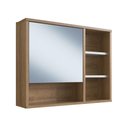 Ver imagem 1 de Armário para Banheiro com 1 Porta Mel Branco Lva06 Versato Emovell