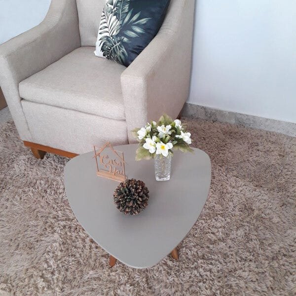 Mesa de Centro Pé Palito Palheta Laca Fendi 35 X 50 Casa Uai - 4