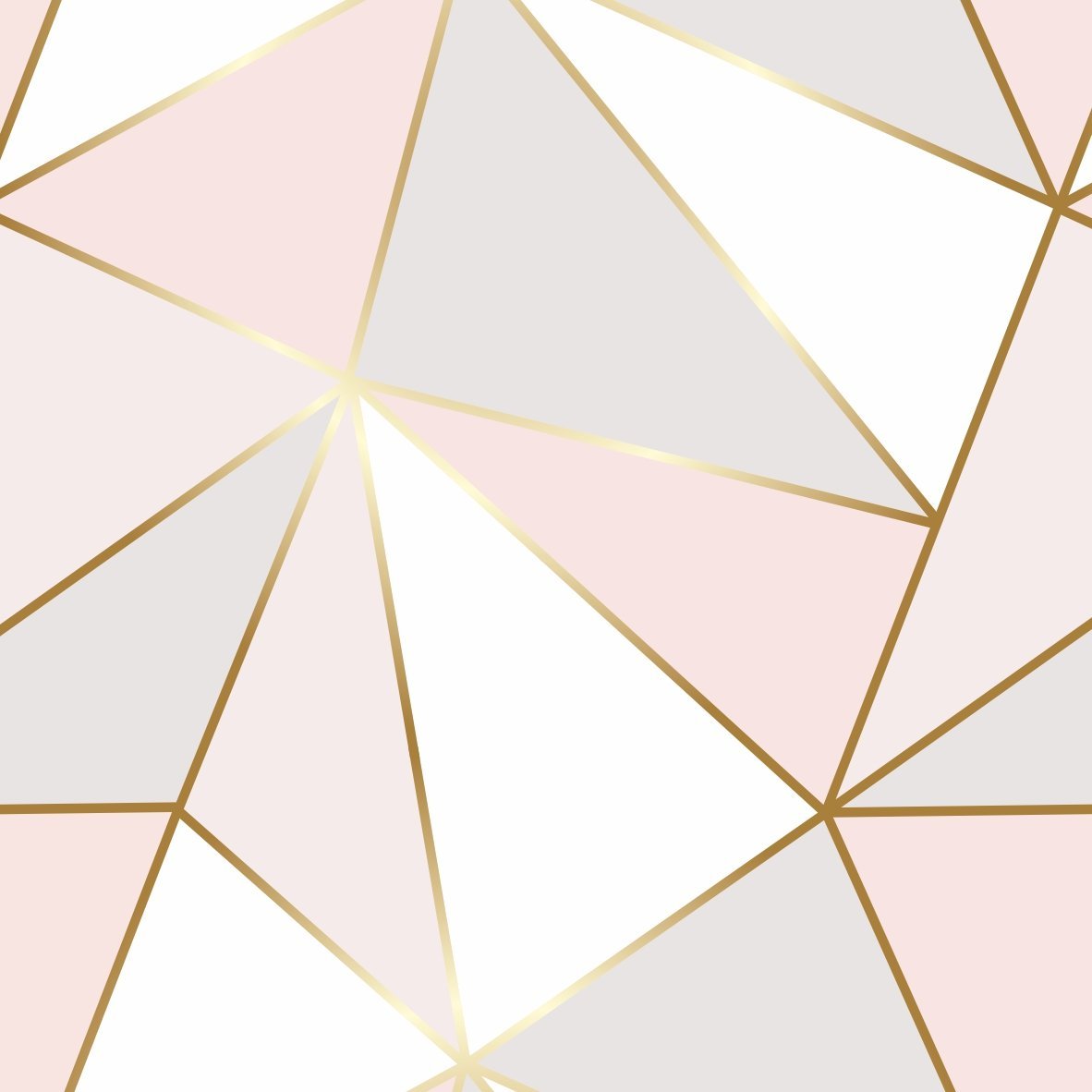 Papel de Parede Adesivo Zara Rose Gold Quarto Sala Rolo 3m - 4