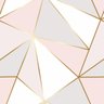 Papel de Parede Adesivo Zara Rose Gold Quarto Sala Rolo 3m - 4