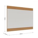 Ver imagem 3 de Painel para Tv até 75 Polegadas Amazonas Off White Matte/freijo - Pnr Móveis