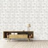 Papel Adesivo de Parede 3d Tijolinho Branco Decorado Lavável 10mx45cm Sala Cozinha - 3