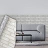 Papel Adesivo de Parede 3d Tijolinho Branco Decorado Lavável 10mx45cm Sala Cozinha - 4