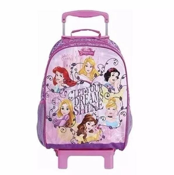 Kit Mochila de Rodinha Princesas da Disney - 2