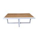 Ver imagem 1 de Mesa de Centro Retangular Paris Industrial Branco com Mdf