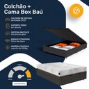 Ver imagem 6 de Cama Box Baú com Colchão Ortopédico de Espuma D33 a Vácuo Sonno Full - Lucas Home - Casal