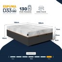 Ver imagem 5 de Cama Box Baú com Colchão Ortopédico de Espuma D33 a Vácuo Sonno Full - Lucas Home - Casal