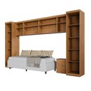 Ver imagem 4 de Guarda Roupa Modulado Dallas com 6 Módulos 8 Portas de Bater 3 Gavetas