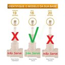 Ver imagem 4 de Kit Com 2 Acabamento Quadrado Registro 1/2 e 3/4 Volante C-80 Metal Cromado Padrão Deca