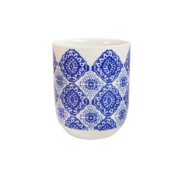 Bule Chaleira Cerâmica Oriental Decorativa com 6 Copos e Infusor Estampa 18 - 8