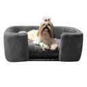 Ver imagem 1 de Poltrona Cama Pet Hannah Luxo - Suede Cinza