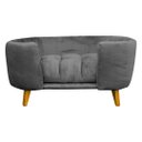 Ver imagem 2 de Poltrona Cama Pet Hannah Luxo - Suede Cinza