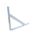 Ver imagem 1 de Suporte Prateleira Mão-Francesa Metálico Branco, Tamanho: 25cm