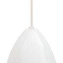 Ver imagem 2 de Kit 2 Pendente Soft Poptem Cone Aluminio Branco e Cobre Luminária Lustre 18cm Sala