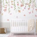 Ver imagem 2 de Papel de Parede Adesivo Jardim Suspenso Aquarela 140 Altura X 250 Largura