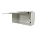 Ver imagem 2 de Armário Aéreo Basculante 90 cm MDF Branco