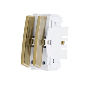 Módulo Interruptor Duplo Paralelo Gold - Novara