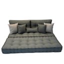 Ver imagem 2 de Futon Turco Duplo Cinza + Acessorios