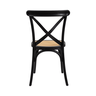 Cadeira Paris Assento Rattan Cx 4 Preto - 6