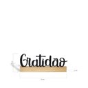 Ver imagem 3 de Escultura de Mesa Gratidão - Preto
