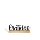 Ver imagem 2 de Escultura de Mesa Gratidão - Preto