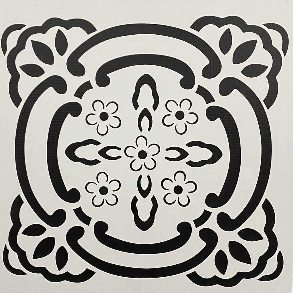 Ver imagem 1 de Stencil Mandala Flexivel Decorativo Artesanato Pintura 3d