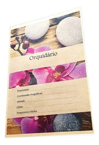 Kit Cuidados Com Orquídeas e Caderno de Anotações - 2