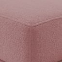 Ver mais imagens de Kit 2 Puffs Decorativos Aloy Bouclé Premium Assento Extra para Sala Quarto Design Moderno Rose