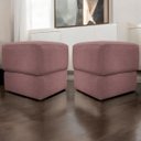 Ver imagem 3 de Kit 2 Puff Decorativo para Sala Aloy Boucle Persa Cores