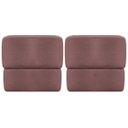 Ver imagem 1 de Kit 2 Puff Decorativo para Sala Aloy Boucle Persa Cores