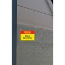 Ver imagem 2 de Placa - Área Restrita - 20cm X 15cm