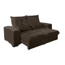 Ver imagem 2 de Sofá Retrátil e Reclinável 2,10m Suede Miami