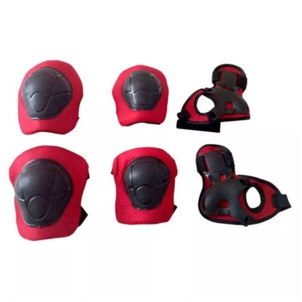 Kit Proteção Cotoveleiras e Joelheiras Infantil Unisex - 1