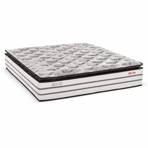 Colchao Casal D26 188x138cm Silver Care Branco Reconflex