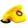 Telefone Vintage Amarelo Estilo Antigo Todas As Linhas - 3