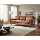 Ver imagem 3 de Sofá 3 Lugares Couro Natural:469light Brown