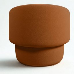 Poltrona Orgânica Redonda para Sala Recepção Liz Confortável Elegante Bouclê - 4
