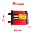 Ver imagem 3 de Inversor Tensão 300w 12v para 220v Veicular Transformador Conversor com Tomada Padrão e Usb