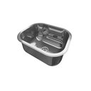 Ver imagem 1 de Cuba de embutir/sobrepor 50 BS em aço inox 50x40 cm CUBA INOX SOBREPOR 50 BS 500X400X210 Itatiaia