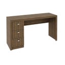 Ver imagem 1 de Mesa Escritório com 3 Gavetas Me4102 Nogal - Tecnomobili