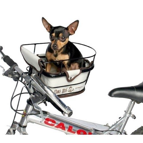 Bike Dog cesta de guidão Altmayer AL-59 Bege/Marrom - 4