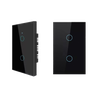Smart Interruptor Inteligente Wi-fi 2 Canais/teclas Touch Preto para Automação - 3
