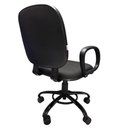 Ver imagem 4 de Cadeira de Escritório Giratória Reforçada 200 Kg Po com Regulagem de Altura Tecido Preta