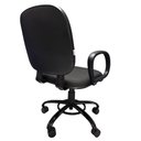 Ver imagem 4 de Cadeira de Escritório Giratória Reforçada 200 Kg Po com Regulagem de Altura Tecido Preta